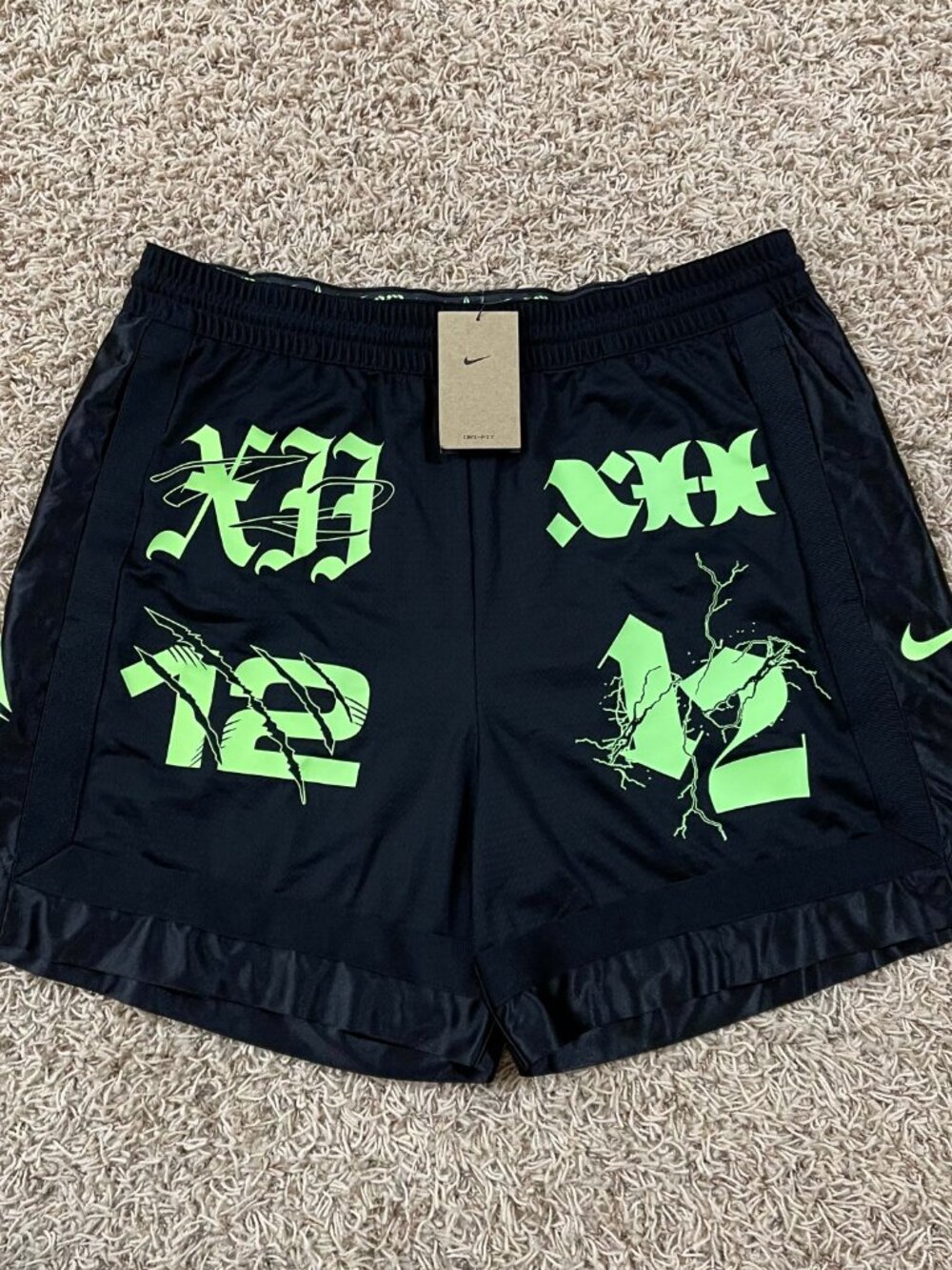 Nike Ja Morant Men’s Dri-Fit DNA 6" Basketball Shorts FN2975-010, Size XXL (New)